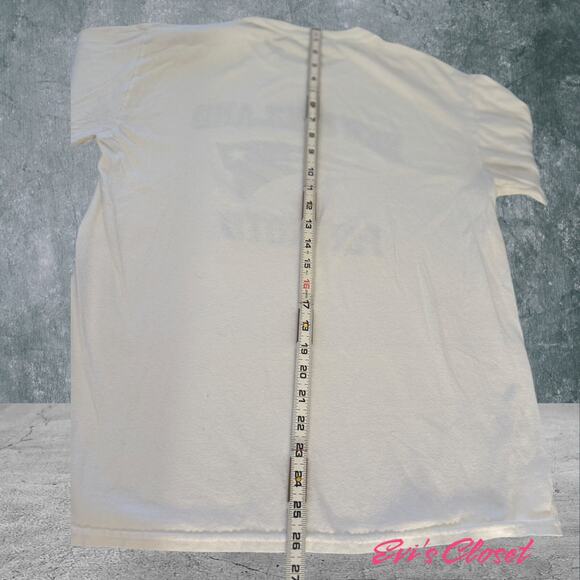New England Patriots NFL Licensed T White Patriots Logos Long Sleeves Unisex L - Picture 9 of 9